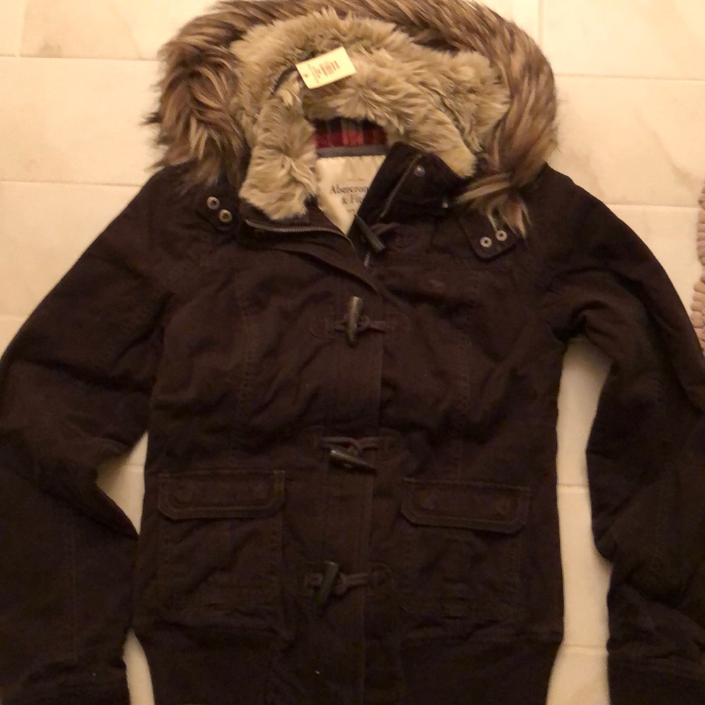 Abercrombie & Fitch Brown winter jacket